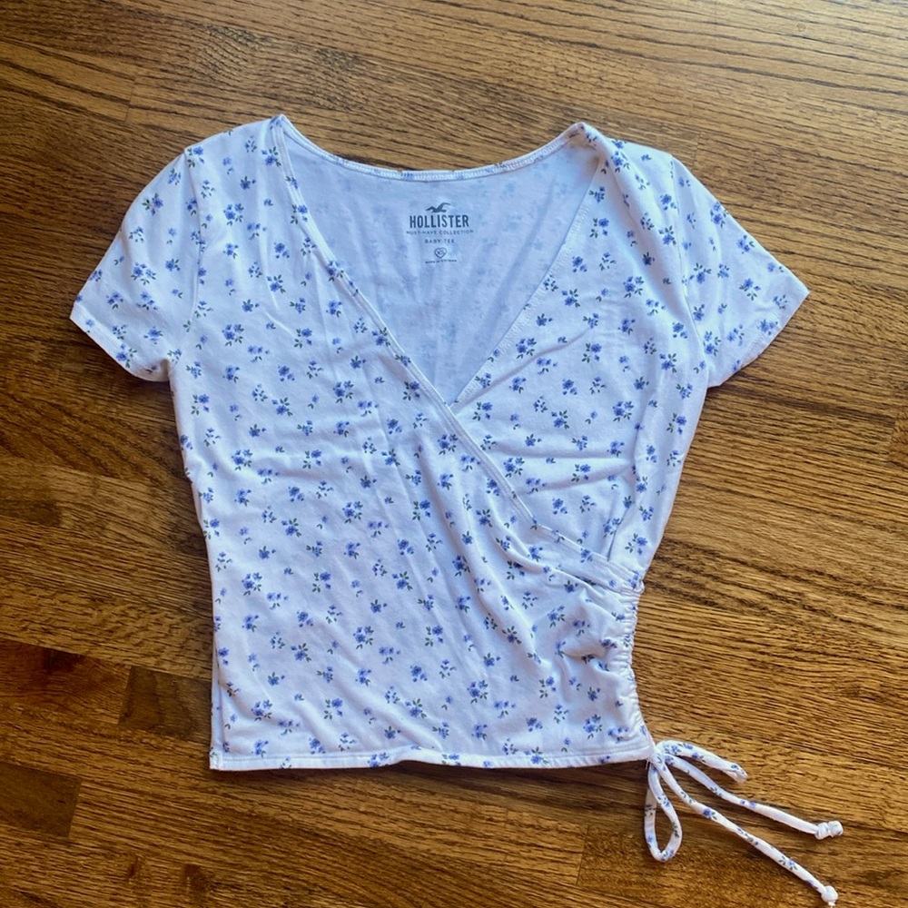Hollister Floral Baby Tee